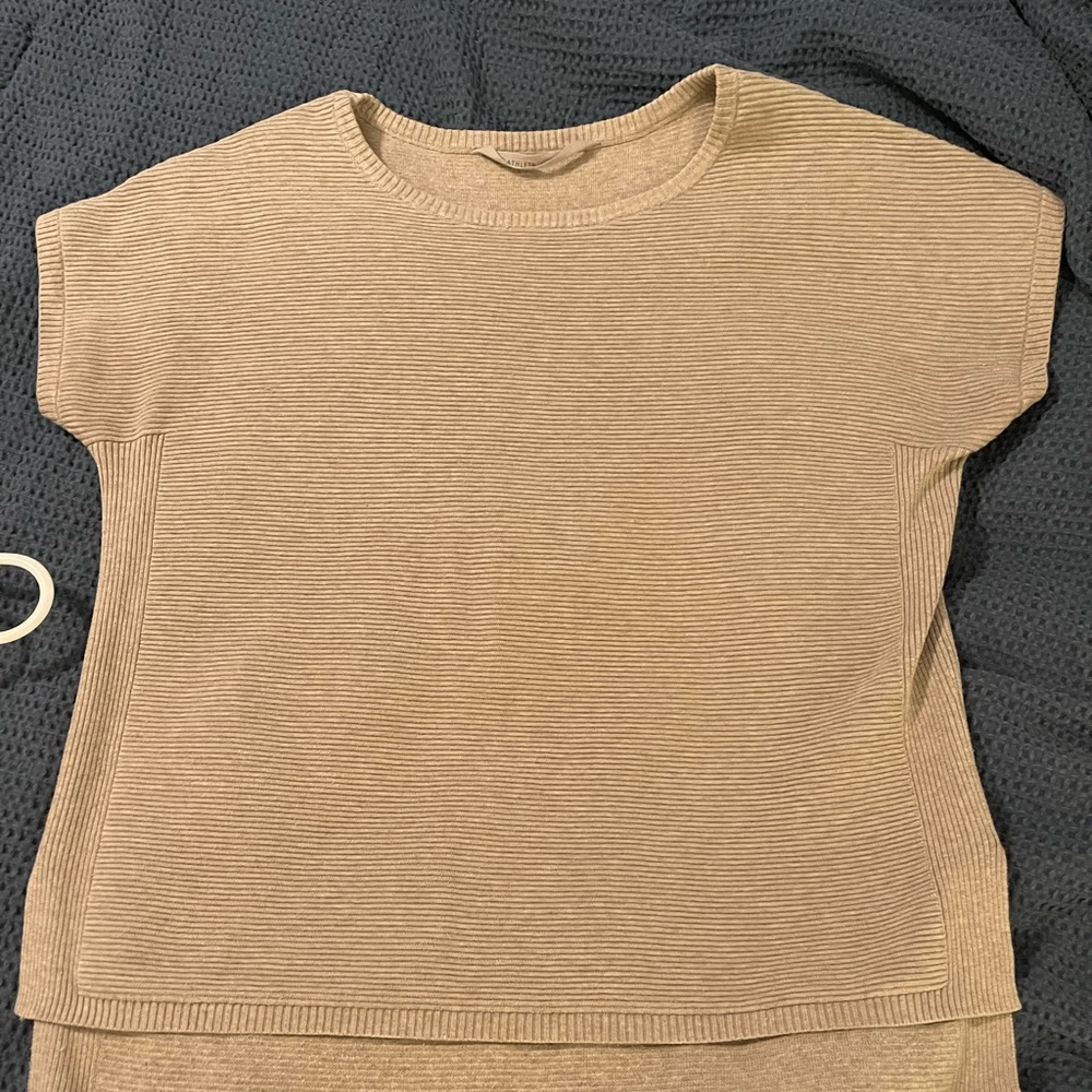 Athleta tan sweater